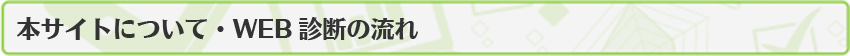 本サイトについて・WEB診断の流れ